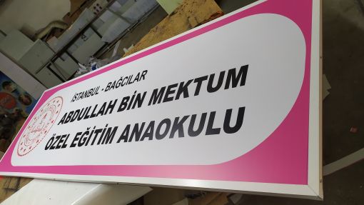 Bağcılar Anaokulu Tabelası