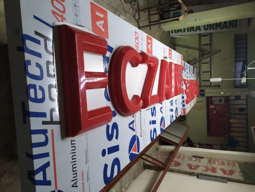 Beşiktaş Eczane Tabelası İmalatı
